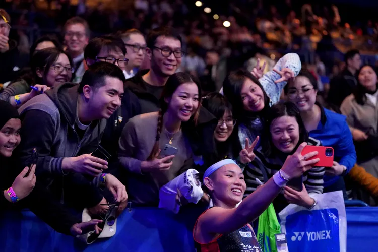 戴資穎在全英賽很受歡迎。 美聯社