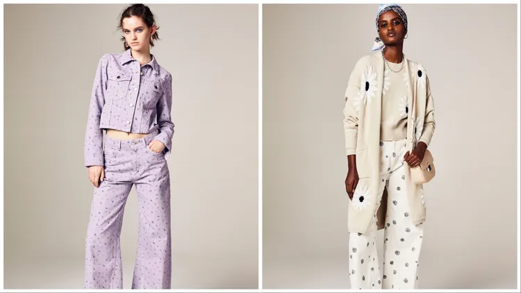 春夏新裝推出浪漫花朵系列。品牌提供