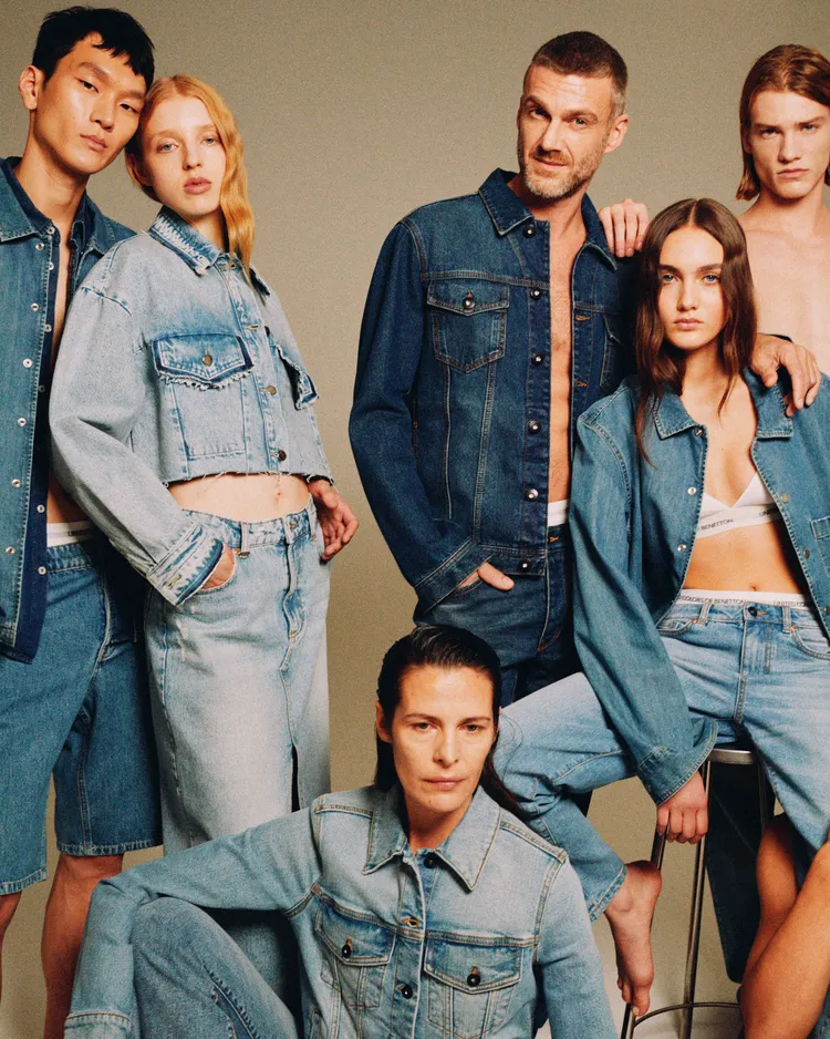 本季大量運用丹寧材質。品牌提供