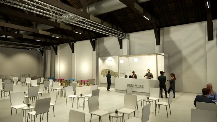 特展現場設有Fika交流空間，讓參展民眾能到展區放鬆交流。業者提供