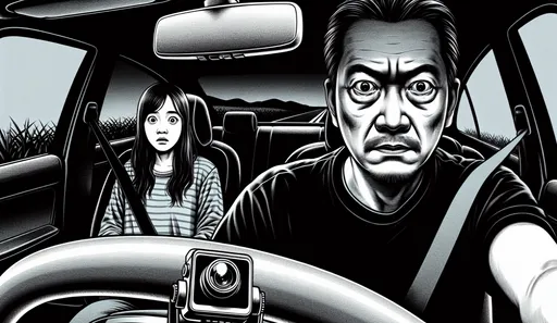 國中妹坐上學姊爸爸的車 行車記錄器錄到這句話!結果他慘了