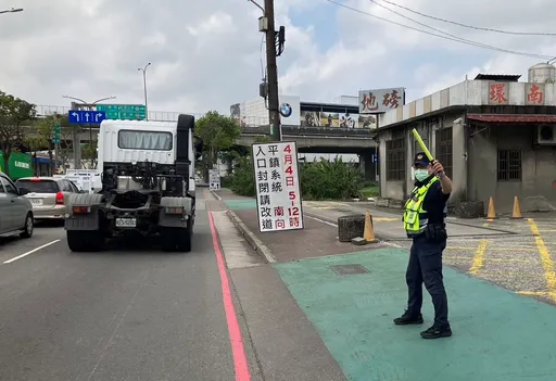 清明連假國道桃園段交通管制看過來 平鎮系統南下匝道入口4/4封閉7小時