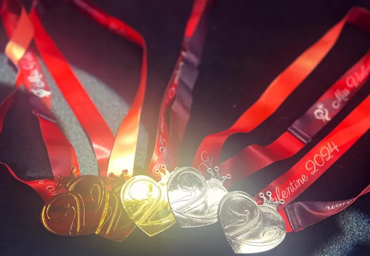 台灣首度在體操國際大賽Miss Valentine奪3金2銀。瑞星提供