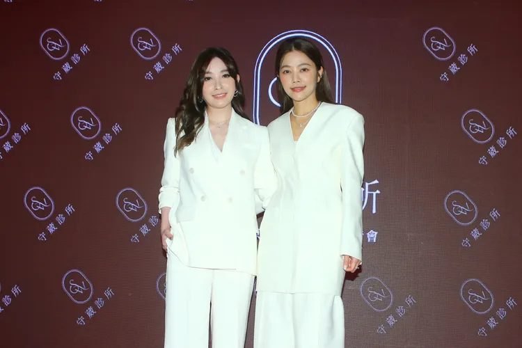 許維恩和姊姊一同出席代言活動。攝影中心攝