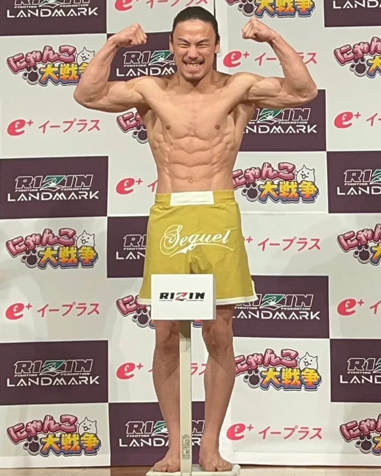 矢地祐介剛獲得RIZIN賽事勝利。翻攝usk_yachi IG