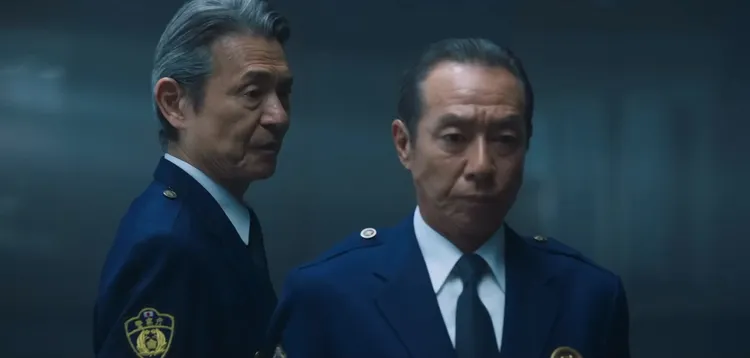 63歲的柳葉敏郎（右）再扮室井慎次，勾起劇迷懷念。翻攝東宝MOVIEチャンネル YouTube