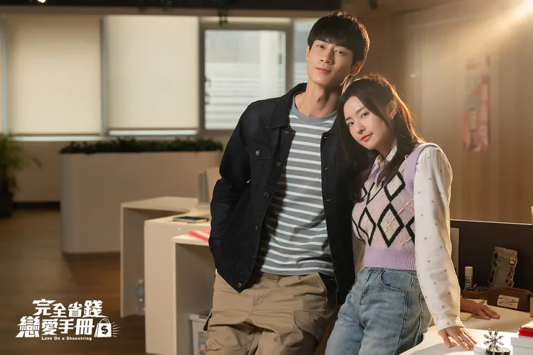 黃柏峰（左）、陳語安在戲裡同屬為愛無條件奉獻的類型。TVBS提供