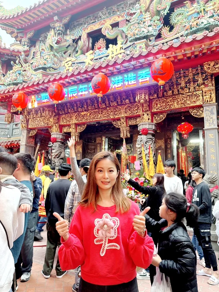 林姍靠白沙屯媽祖加持高人氣。豪記唱片提供