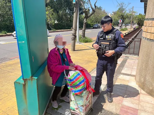 大園警「常走失人口相簿」建功 助迷途老婦返家