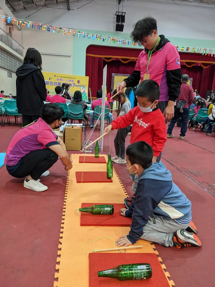 統一企業慈善基金會3日辦新住民親子歡樂Party。翻攝畫面