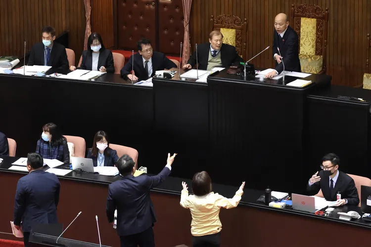 立法院昨發生「沒收質詢」風波。資料照片，彭欣偉攝