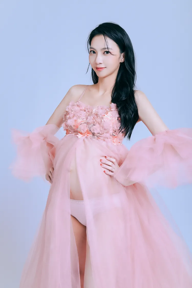 陳緗妮拍攝一系列孕婦寫真。陳緗妮提供