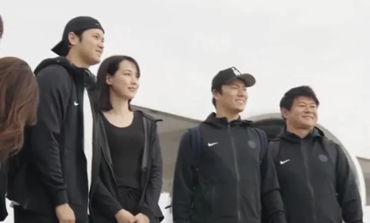 大谷翔平和老婆一起入鏡。   翻攝說谷時代Sho Time臉書