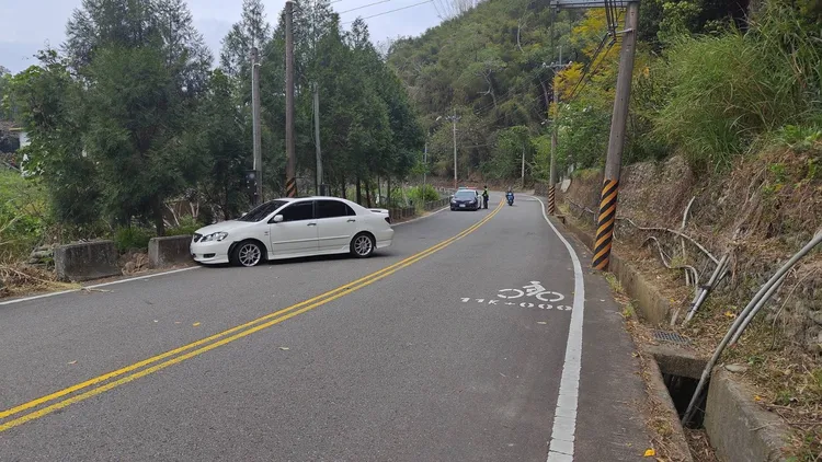 事故發生在苗55線卓蘭路段。民眾提供