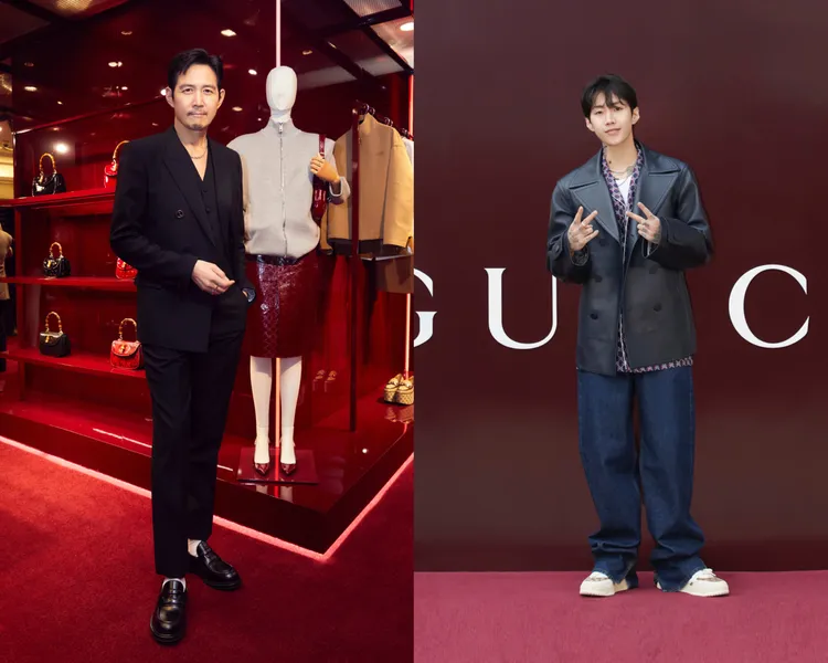 李政宰（左起）、JAY PARK。品牌提供