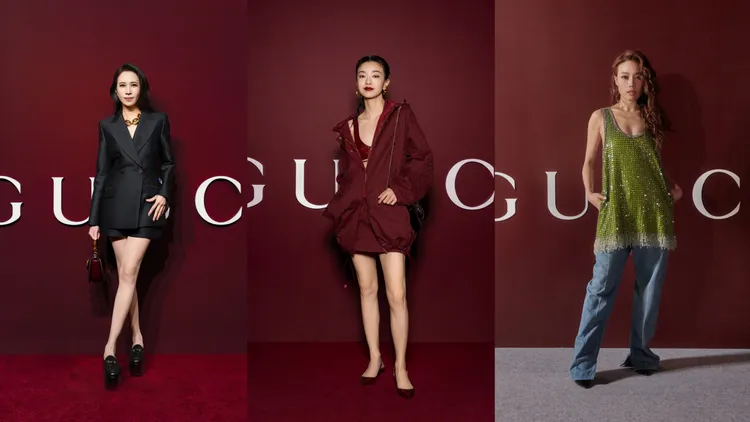 莫文蔚（左起）、郭采潔、容祖兒。品牌提供