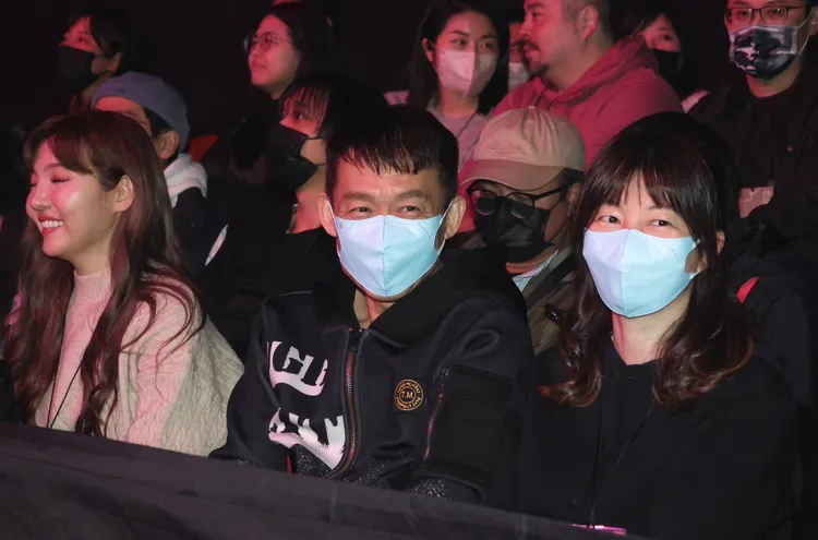 郭子乾到場聆聽。彭欣偉攝