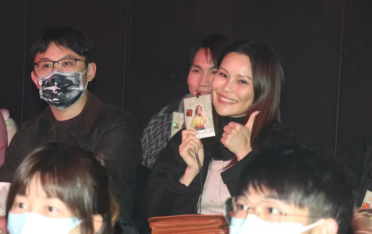 周蕙到場聆聽。彭欣偉攝