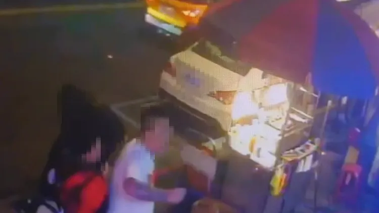 警方循線調閱監視器，掌握特定犯嫌身分，稍早通知到案。翻攝畫面