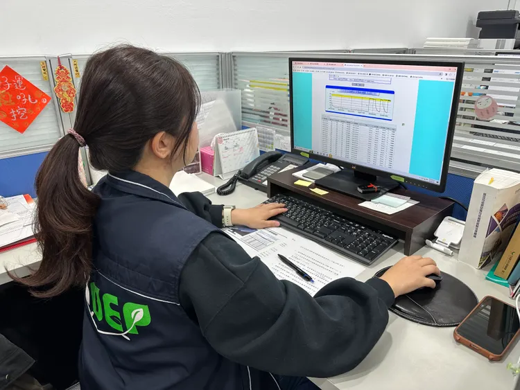 桃園環保局以監控平台加強空品治理。環保局提供