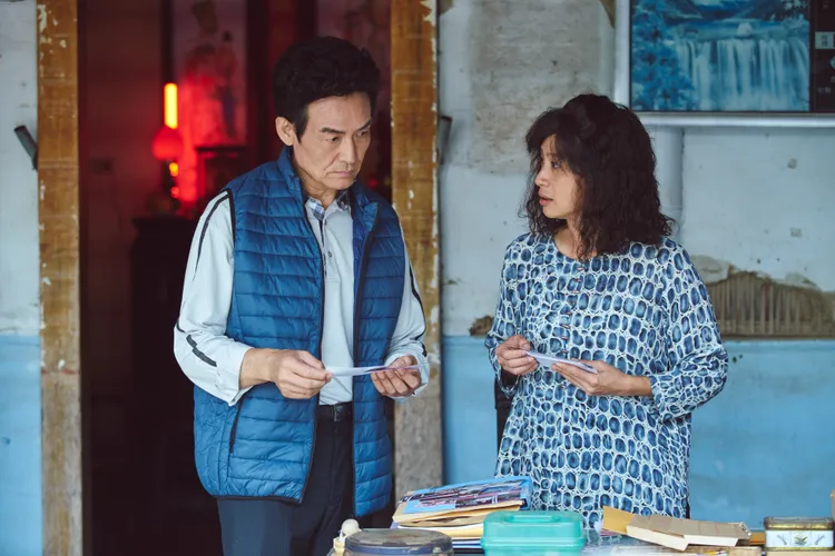 霍正奇（左）與黃采儀飾演夫妻。大愛電視提供