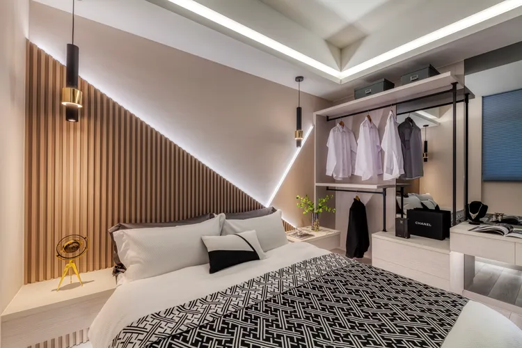 竹慶同心主臥示意圖。