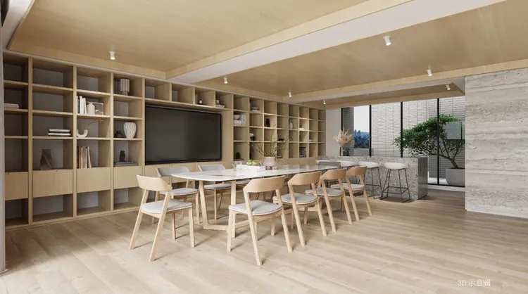 竹慶同心公設示意圖。