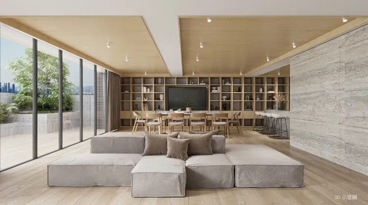 竹慶同心公設示意圖。