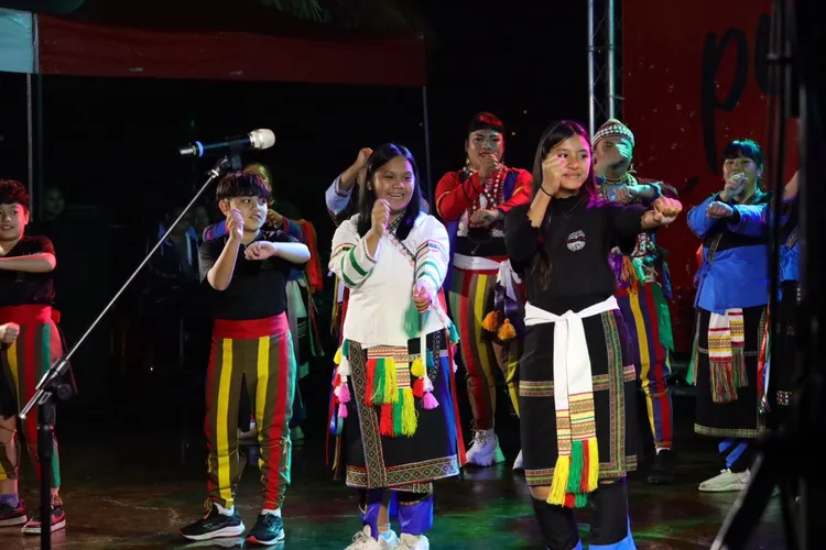 聖貝族語之夜集結南部、東部地區共12個青年會及大專院校社團共襄盛舉。原民會提供