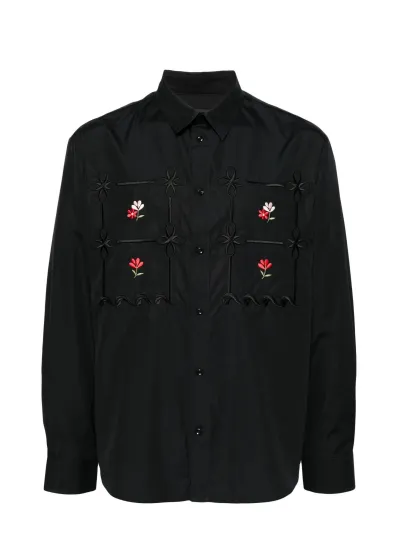 蛋糕刺繡合身經典襯衫，1萬5800元。品牌提供