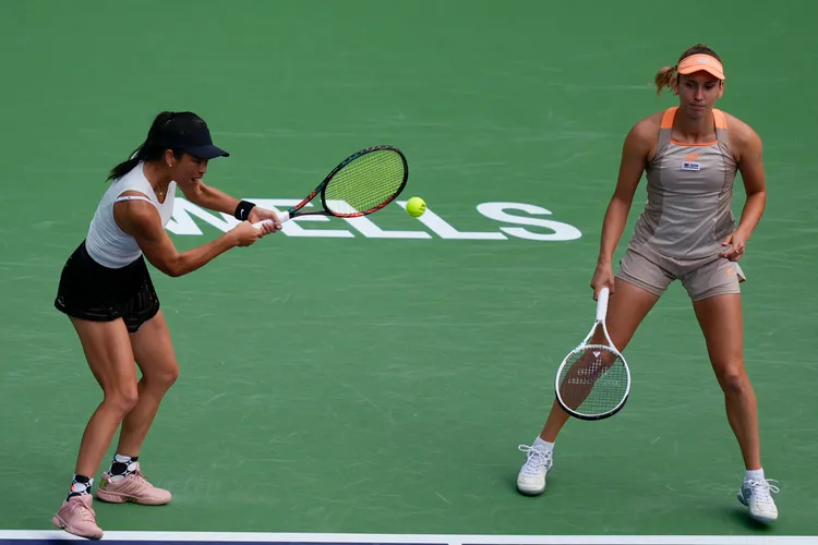 謝淑薇重返女雙球后。  美聯社