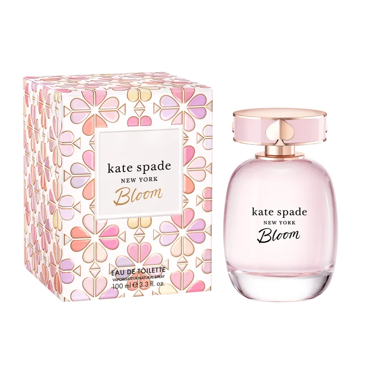 Kate Spade桃氣花語淡香水，40ml／1700元、60ml／2400元、100ml／3200元。品牌提供
