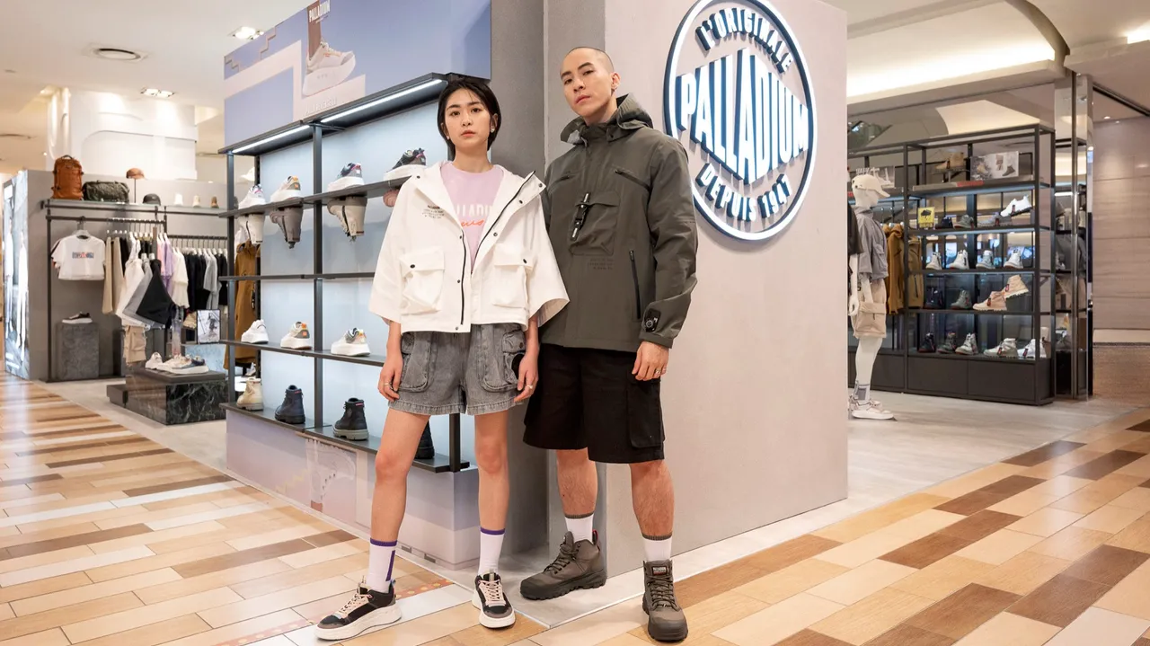 PALLADIUM新店從鞋款到春季服飾一應俱全。品牌提供