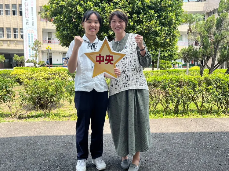 邱月對機器人興趣濃厚，如願錄取中央大學機械工程系。校方提供