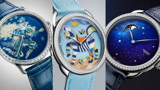 愛馬仕WW錶展前炫工藝 皮革鑲嵌、絲線工藝造駿馬錶成創舉