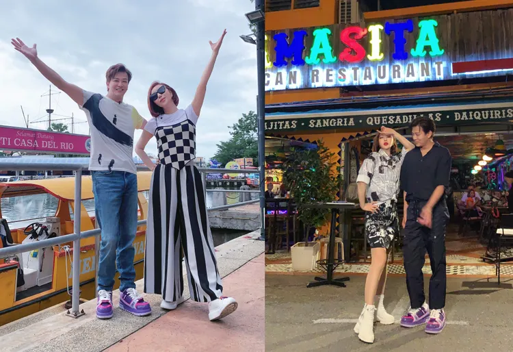 利菁與好友陳曉東玩得不亦樂乎。三立提供