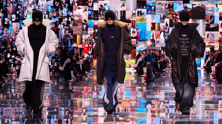 BALENCIAGA 2024秋冬大秀。品牌提供