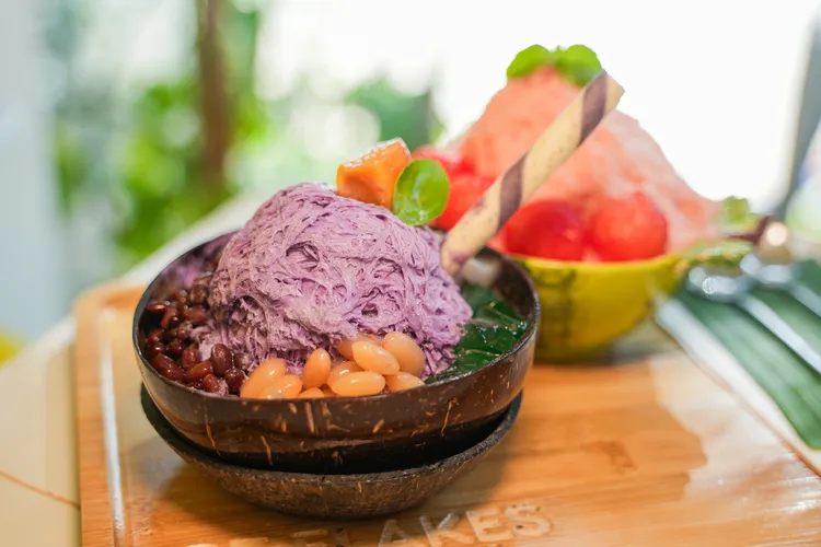 店內也能點到菲式傳統甜品Halo-Halo。田欣雲攝影