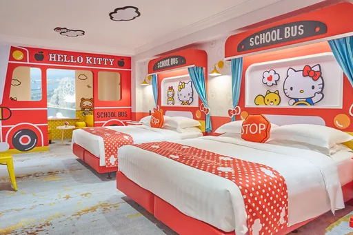 高雄漢來三麗鷗主題房獨家Hello Kitty娃娃登場 入住贈漢來海港下午茶
