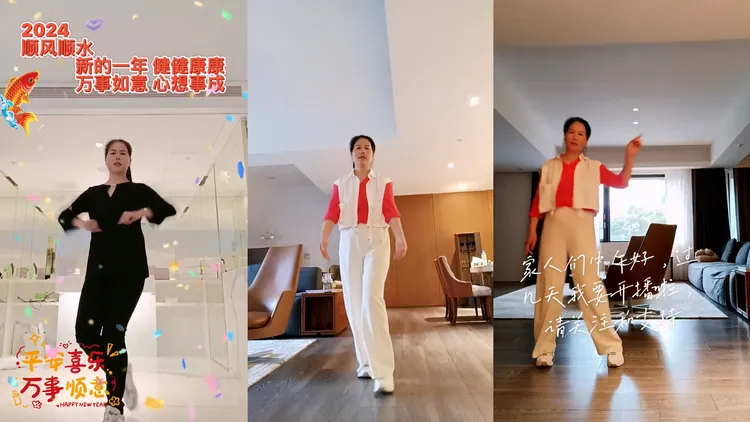 大S小孩的保母在寬敞的客廳、浴室拍影片，據悉是汪小菲家。翻攝小楊阿姨抖音