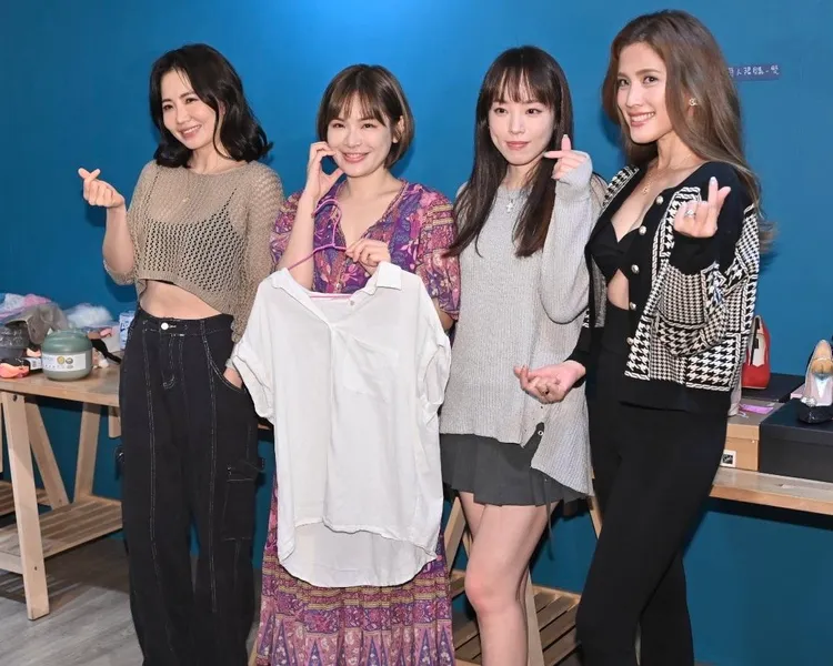 謝忻（左起）、陳沂、朱蕾安和Lydia，舉行二手拍義賣已經連續4年。特勤中心攝