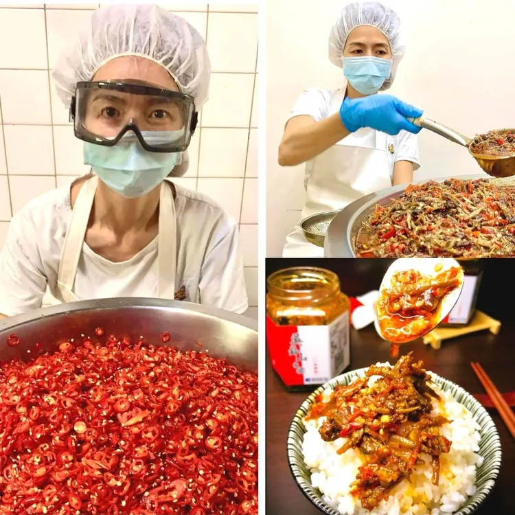 黃崇蘭日前發圖文強調自家小魚辣椒不含蘇丹紅。翻攝吳鈴山臉書