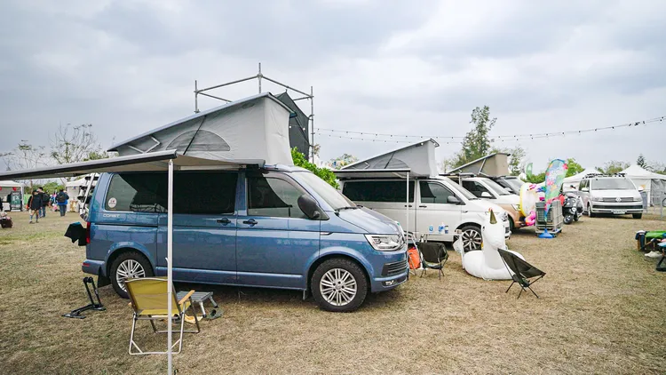 福斯商旅《2024 VW LaVanLife 玩賽樂園》，打造全球獨一無二「汽車轉換區」。業者提供