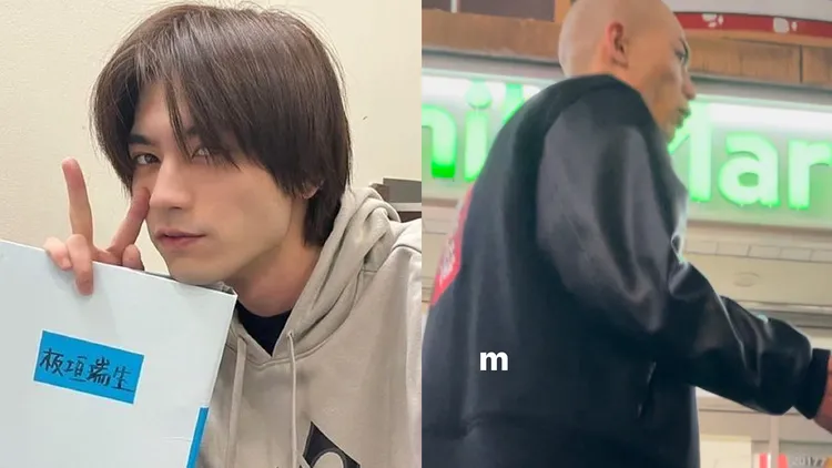 板垣瑞生IG還可閱覽，今有網友稱昨在澀谷遇到他，並配上一張光頭男的照片，不久該網友刪除帳號。翻攝mizuki_itagaki_loveandpeace IG、X@_winter_only