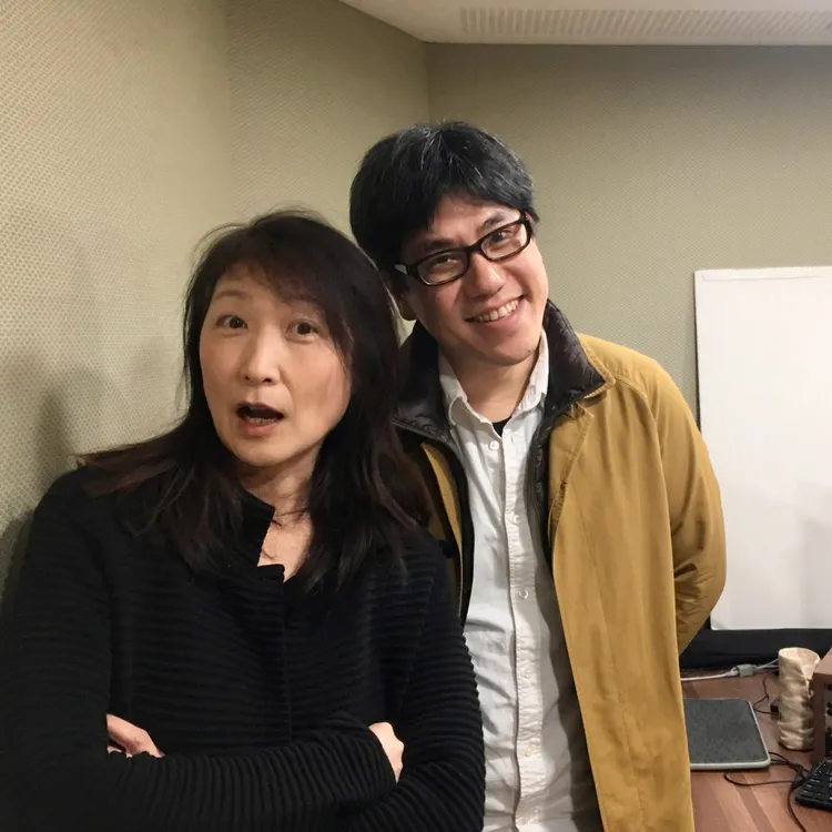 鄭華娟與音樂圈友人馬世芳合照。翻攝馬世芳臉書