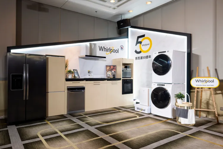 惠而浦2024年在台推出的嵌入式廚房家電皆配備6th Sense第六感智能技術。惠而浦提供。