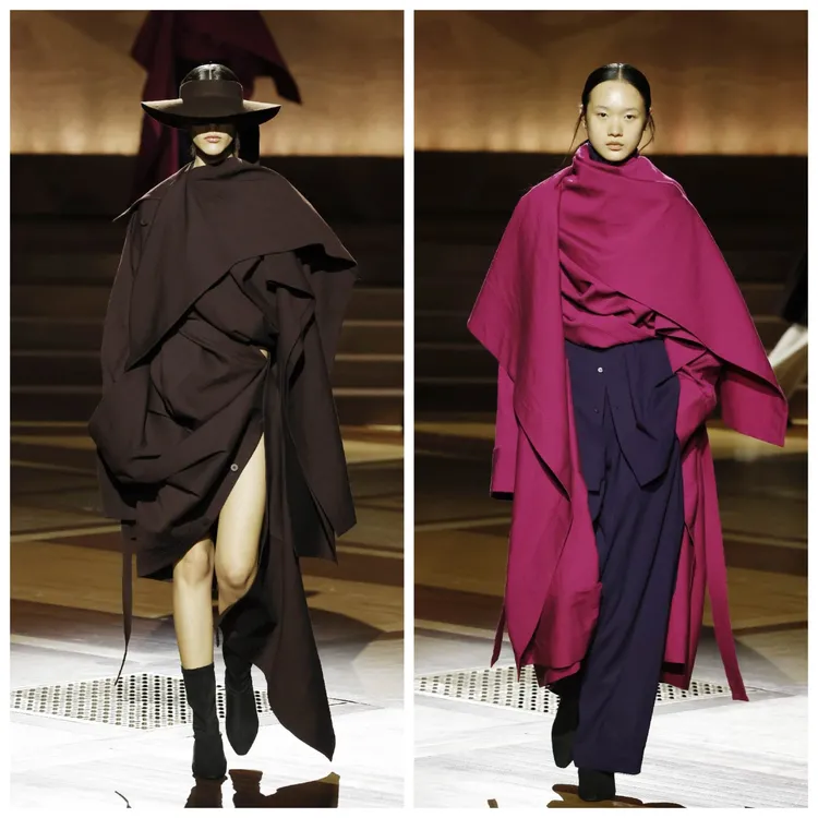 ENCLOTHE WASHI AND WOOL系列以豐富褶縐與溫暖面料相互襯托。品牌提供