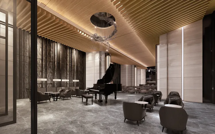 「美術1号院」禮聘全球10大知名Aedas建築師事務所設計外觀，公設規劃豪華，產品具備特殊性。興富發提供