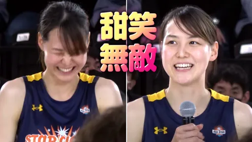 大谷翔平妻「女篮引退」影片曝光！吐舌腼腆笑超萌　网惊：17号一直在身边