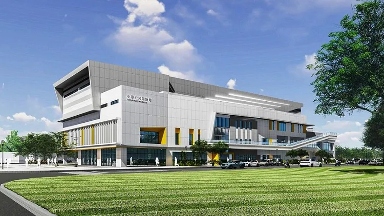 小港區近年來重大建設多，除機場改建，另位於「清景麟國家公園」旁有「小港運動中心」動工。高市府提供